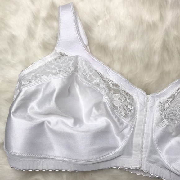 Glamorise MagicLift White Bra Plus Size 54E NEW - Picture 5 of 12